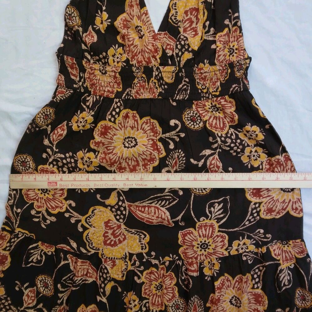 Patrons of Peace Thalia Floral Maxi Dress Boho Festival Cottage Core Festival M - Picture 8 of 14